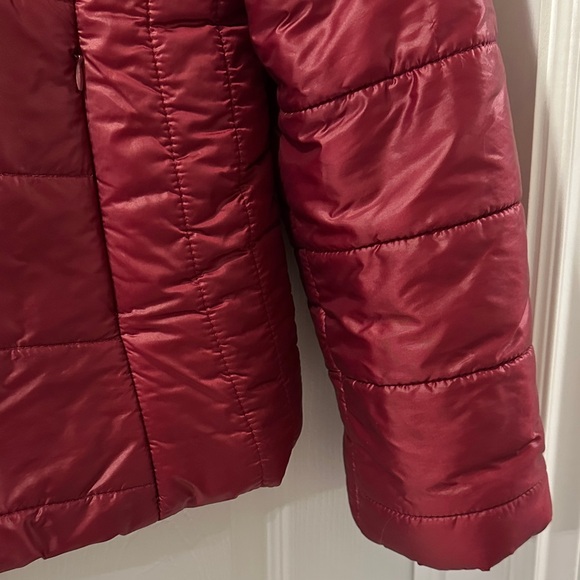 Women's Cherry Red light Puff Jacket - Picture 5 of 10